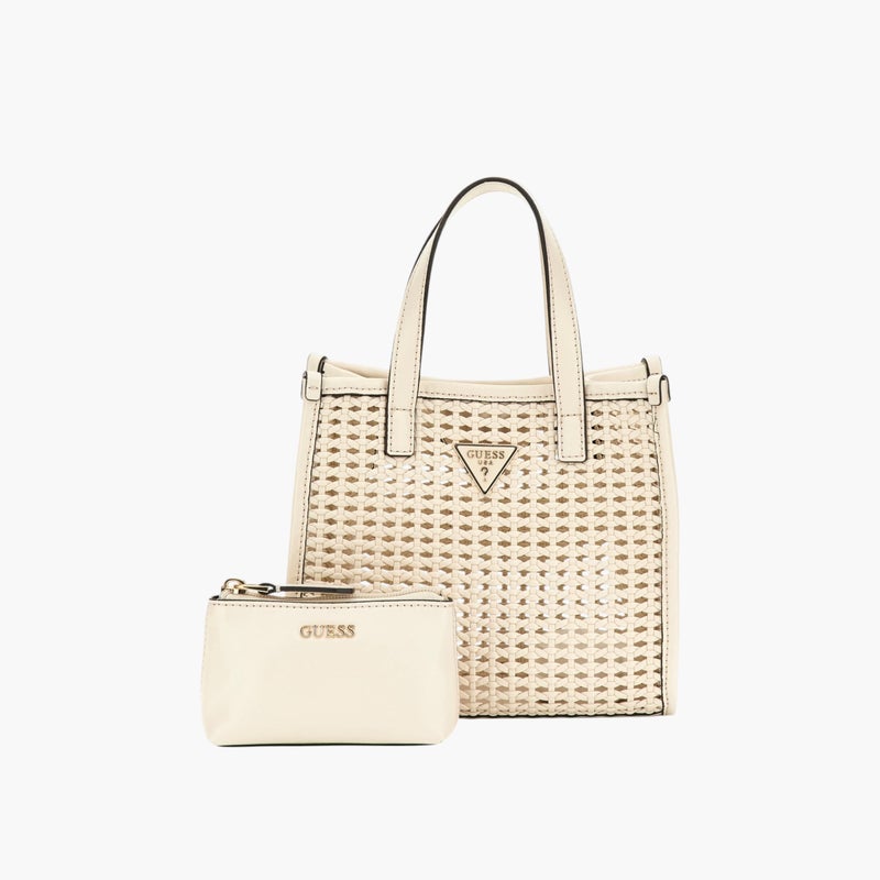GUESS Woven Mini Tote Bag Set for Women - Image 1